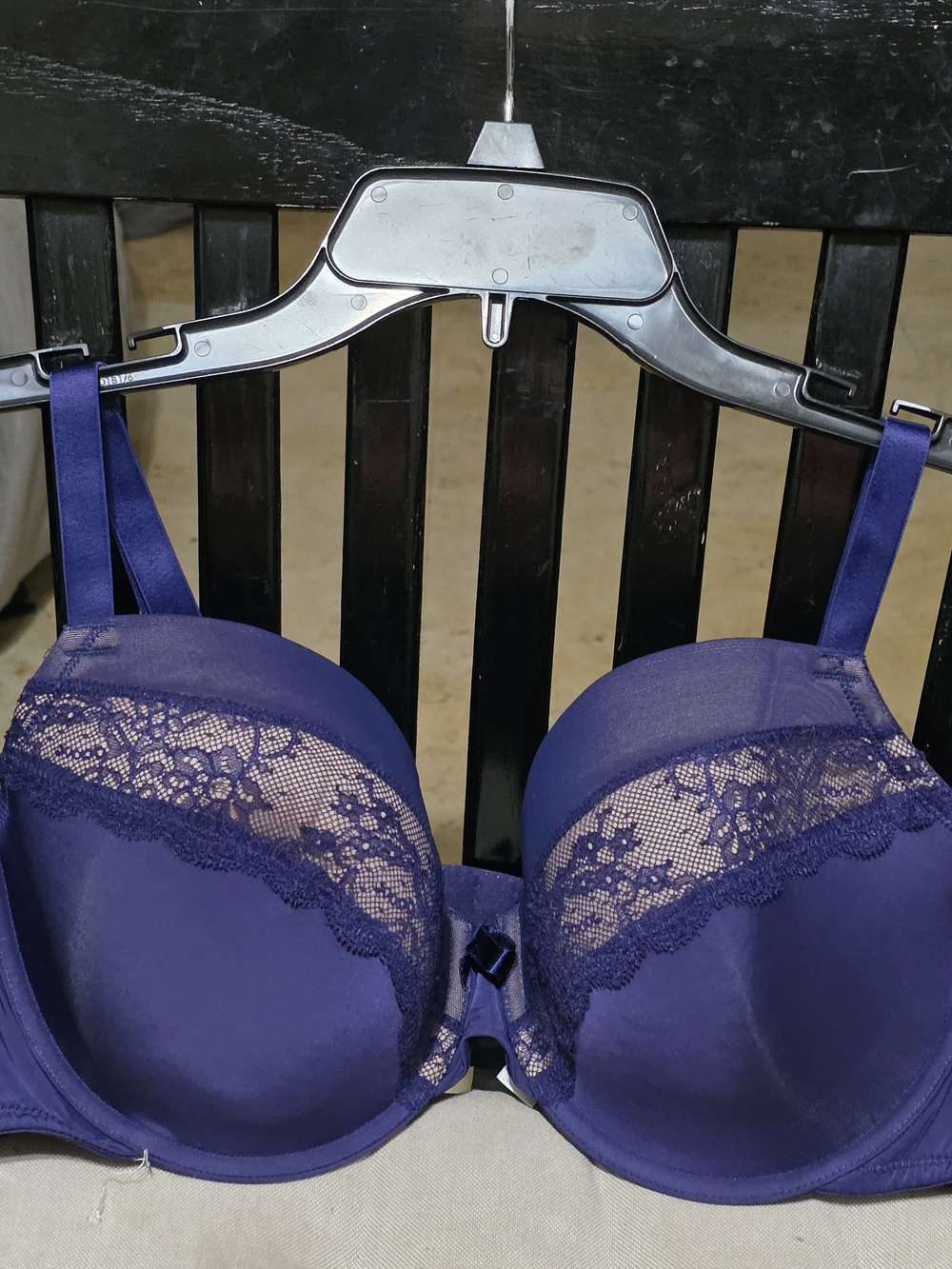 Adore Me Deep Violet Lace Underwire Bra Used Size 42C